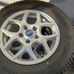 175／80R15 スタッドレス＋アルミホイールセット パジェロミニ、ホンダ 