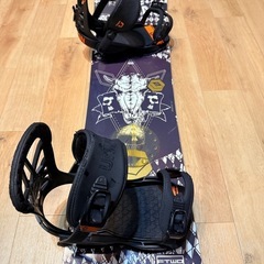 FTWO（現在はFNTC）TNT 153cm スノーボード 板 UNIONビンディングセット