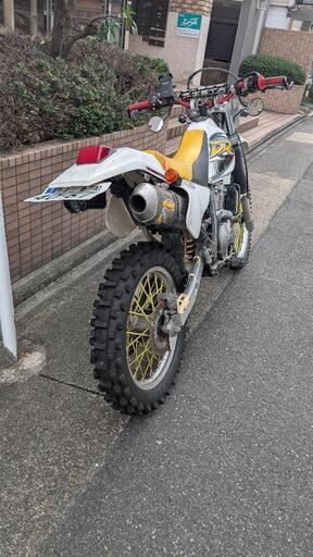 ジェベル250XC(DR250R仕様) FMFマフラー付き ジェベル250XC(DR250R仕様) FMFマフラー付き マフラーからFMF:エフエム