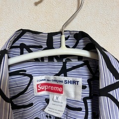 supreme コムデギャルソン半袖zipシャツ