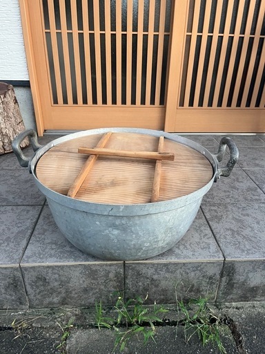両手鍋蓋付き