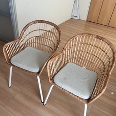 IKEA 椅子　(2脚セット)  NILSOVE 