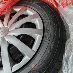 新品ミライース純正夏タイヤ4本セットホイール付き　ダンロップ長野県