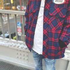 【天六のあの古着屋にもあった！】DIESEL　コート 天六のあの古着屋にもあった！】DIESEL コート