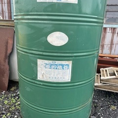 穀物貯蔵容器 貯米缶 ブリキ製 万能容器