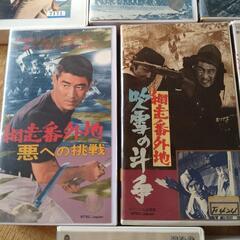 高倉健  網走番外地シリーズ  VHS  9本セット  お売りします。