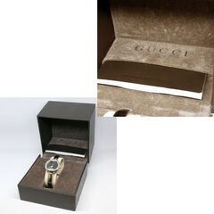 本物 GUCCI 1400 L バングルウォッチ ブラックダイヤル レディース クオーツ式 2針 化粧箱付 24年11月電池交換済み 腕時計 札幌市 清田区 平岡