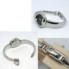 本物 GUCCI 1400 L バングルウォッチ ブラックダイヤル レディース クオーツ式 2針 化粧箱付 24年11月電池交換済み 腕時計 札幌市 清田区 平岡