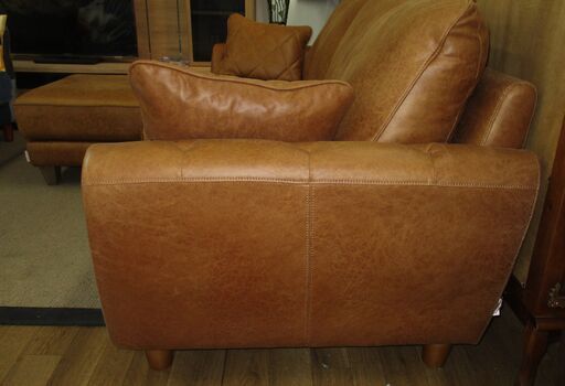 R243 関家具 Relax Form おしゃれ3Pソファオットマン付き 幅205cm Used