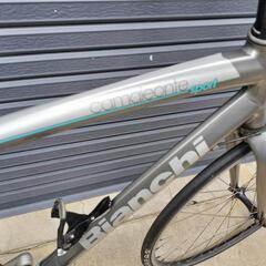 週末特別値段です◆フレーム美品クロスバイク★Bianchi  CAMALEONTE SPORT ☆変速3×8速☆新品タイヤ交換