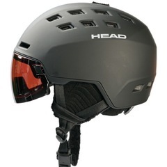 新品　head バイザー付きヘルメット　ブラック