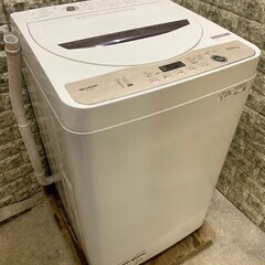【美品】大阪送料無料★3か月保障付き★洗濯機★2022年★シャープ★6kg★ES-GE6F-T★S-712