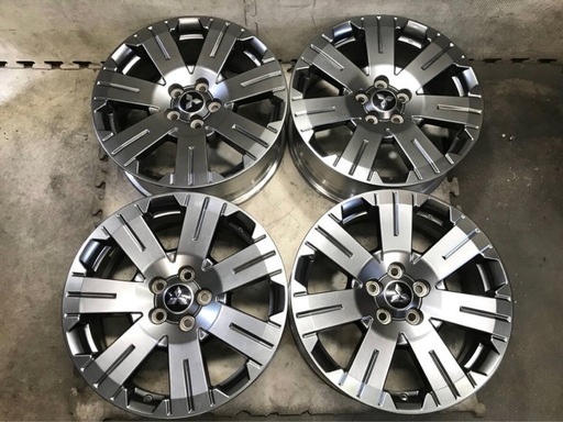 送料込み】三菱 デリカD5ジャスパー 純正ホイール＆タイヤ4本 滋賀で