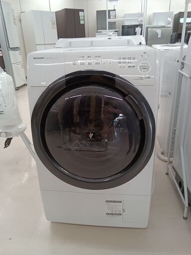 【値下中/送料込】ドラム式洗濯乾燥機SHARP 22年製ES-S7G-NL左開き ☆ジモティ割あり☆ SHARP ドラム式洗濯乾燥機 ES-S7G-WL 7/3.5㎏ 22年