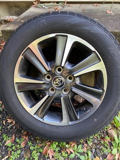 80系ヴォクシー ノア トヨタ純正 後期アルミ スタッドレスセット 80ノア ヴォクシー 16インチトヨタ純正ホイール スタッドレスタイヤ