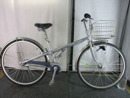 D863 ☆限定特価☆ 中古自転車 【 27インチ 軽快車 グレー】