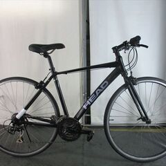 Ｄ872　★19800円★整備済み スポーツ中古自転車 【クロスバイク　HEAD　黒　49ｃｍ】