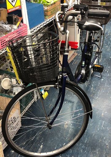 電動アシスト自転車 Panasonic パナソニック ビビ BE-FY612 紺色 26