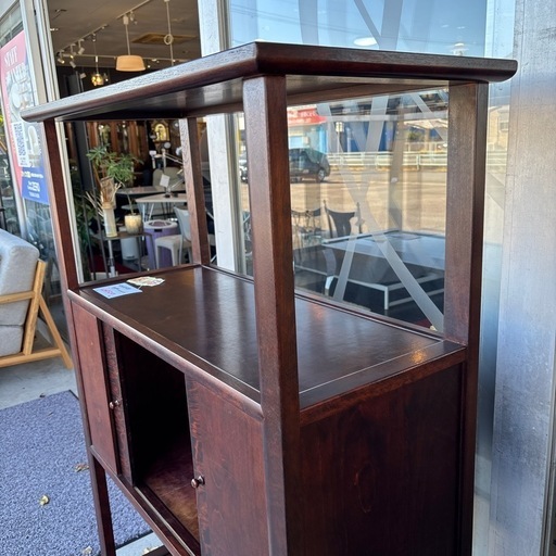 松本民芸家具 茶箪笥 和モダン 和家具 古民家 茶棚 松本民芸家具シール