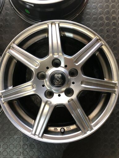 送料無料 90%溝 MANARAY SPORT ホイール 15インチ マナレイ ユーロスピード 16×6.5J +53 114.3 5H 4本 ノア ヴォクシー