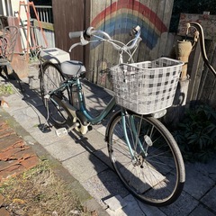 【Y1498】電動アシスト　ブリヂストン　assisto 26インチ   充電器・バッテリー有　20,400円（防犯・税込）