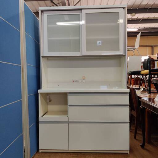 愛品倶楽部柏店】Pamouna (パモウナ) 2枚スライド扉キッチンボード 