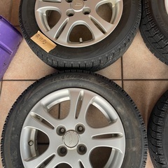 ダイハツ純正アルミホイール 155/65/R14 ブリザックスタッドレス