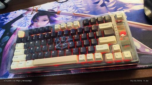 YUNZII YZ75キーボード YUNZII YZ75 キーボード 黄軸 ミント YUNZII