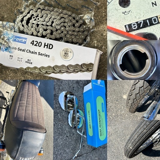 ⭐️YB-1快速2スト.4速ギア⭐️バッテリー・チェーン・プラグなど新品交換