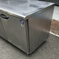 【動確済み】Panasonic 業務用冷蔵庫 SUR-G1571SA 1500×750×800 単相 100V センターピラーレス 台下冷蔵庫 コールドテーブル 厨房 大阪