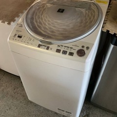 ♦️ SHARP電気洗濯乾燥機【2012年式】ES-TX810-S