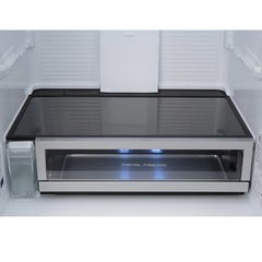 Panasonic パーシャル搭載冷蔵庫 600L 6ドア 観音開き オブシディアンミラー NR-F604WPX-X パナソニック 〈NRF604WPX-X〉
