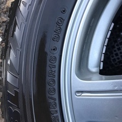 値下げました　　冬用スタッドレスアルミホイルー