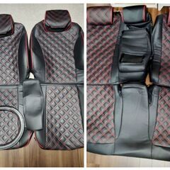 30プリウス・シートカバ・シートベルトカバー・ネックパット