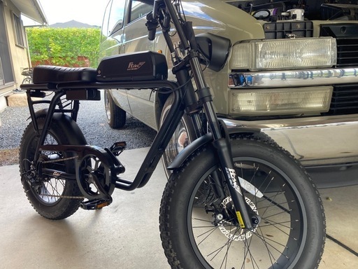 フローバイク FLOW BIKE 電動アシストE-bike 自転車 グレー ハンドル