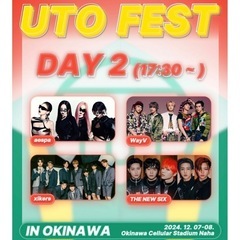 UTOfest in okinawa DAY2チケット×2