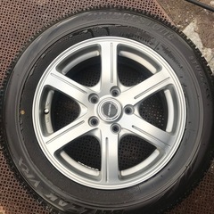 値下げました　　冬用スタッドレスアルミホイルー