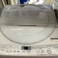 シャープ 7キロ全自動洗濯機 ES-GE7D-W リサイクルショップ宮崎屋 佐土原店