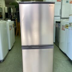 【リサイクルショップ　ピカソ　小松原】シャープ SHARP2ドア 左右付け替えタイプ 137L 冷蔵庫 2019年製 SJ-D14E-N★8656★