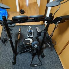 美品】電子ドラム YAMAHA DTX480KSC、マット・イス付