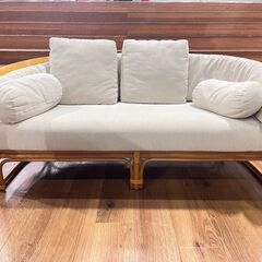 家具 生活家具 ACME Furniture 2人掛けソファー ナチュラル×ホワイト