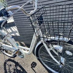 点検済み　中古自転車  BAA 　26インチ　定価◾️33800円オートライト6段ギアつよタイヤ　