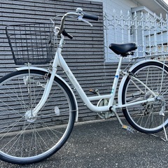 点検済み　中古自転車  BAA 　26インチ　定価◾️33800円オートライト6段ギアつよタイヤ　