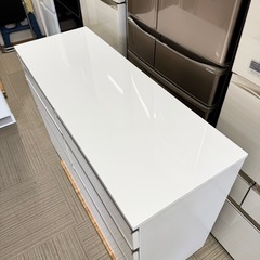 超美品‼️】日本製♪ 株式会社サン 120cm幅キッチンカウンター 食器棚