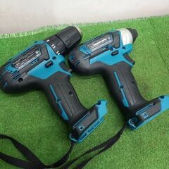 makita マキタ TD110D/DF333D インパクトドライバー・ドライバドリルセット　10.8V【野田愛宕店】【店頭取引限定】【中古】管理番号：IT9LHBYOF1XC