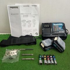 makita マキタ TD110D/DF333D インパクトドライバー・ドライバドリルセット　10.8V【野田愛宕店】【店頭取引限定】【中古】管理番号：IT9LHBYOF1XC