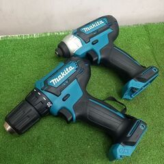 makita マキタ TD110D/DF333D インパクトドライバー・ドライバドリルセット　10.8V【野田愛宕店】【店頭取引限定】【中古】管理番号：IT9LHBYOF1XC