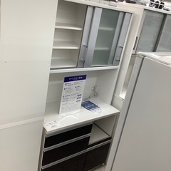 S123 ☆ 美品 泉洋化工 キッチンボード 食器棚 幅117cm ☆クリーニング済