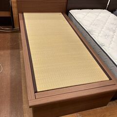 愛品館市原店】引出し収納付畳ベッド