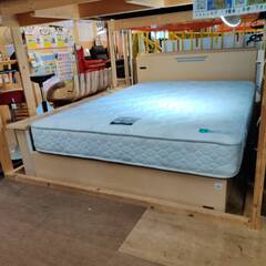 【愛品倶楽部柏店】フランスベッド 収納付きダブルベッド  LT-310 ハード かため 高密度連続スプリング